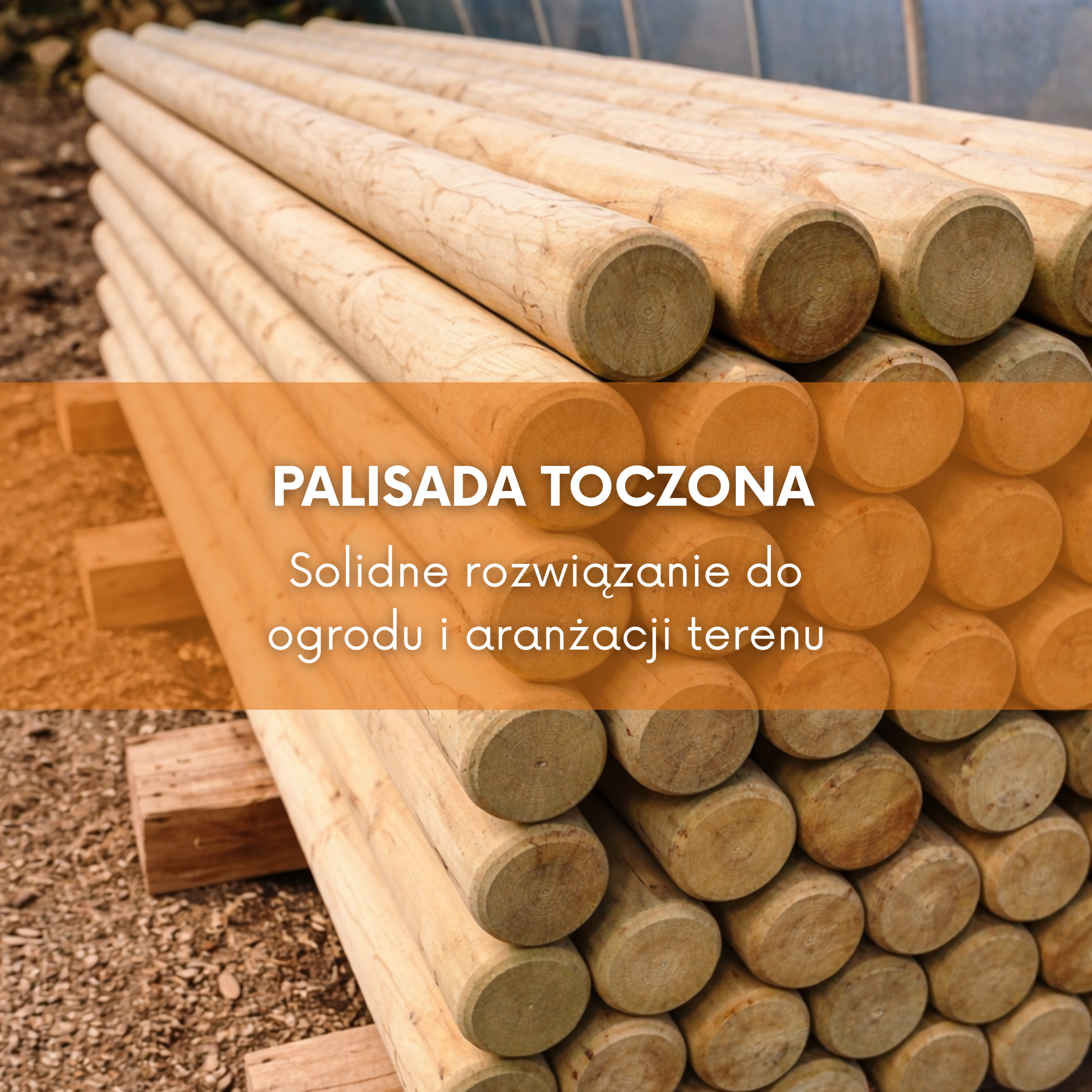 palisada toczona skład drewna Suków