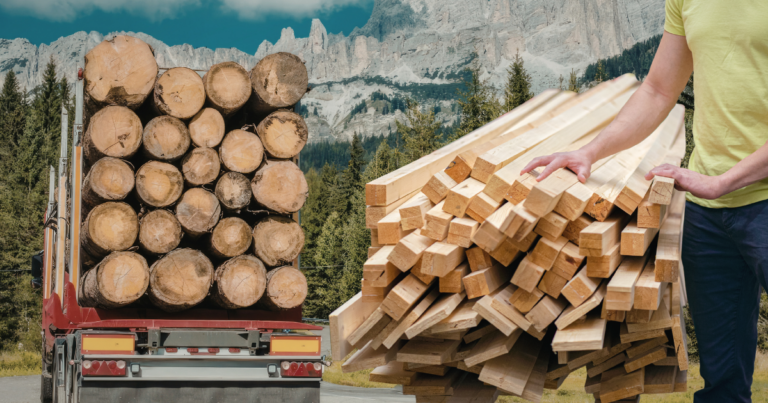 Drewno z dostawą do Daleszyc — kiedy warto zamówić transport ze składu?